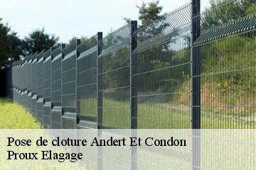 Pose de cloture  andert-et-condon-01300 Proux Elagage