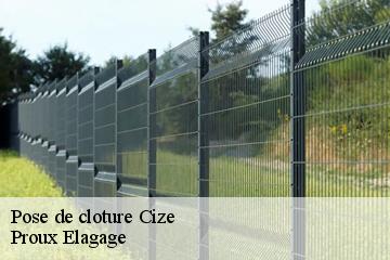 Pose de cloture  cize-01250 Proux Elagage