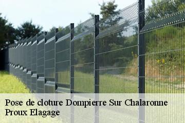 Pose de cloture dompierre-sur-chalaronne-01400 Proux Elagage