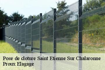 Pose de cloture  saint-etienne-sur-chalaronne-01140 Proux Elagage